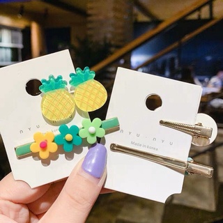 Set 2 kẹp tóc 💖 𝑭?𝑬𝑬𝑺𝑯𝑰𝑷 💖 kẹp tóc hoa quả siêu dễ thương