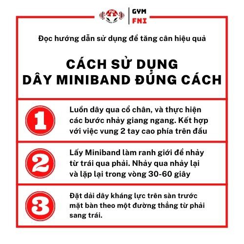 Dây Tập Mông, Dây Kháng Lực MINIBAND Tập Mông Căng Tròn Cho Chị Em