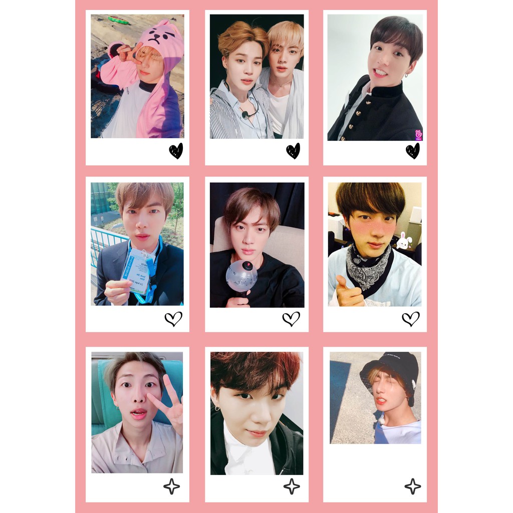 Lomo card BTS - Polaroid Style ( 36 ảnh)