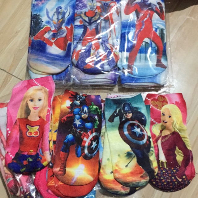 Combo 40k/10 đôi tất 3D cho bé gái