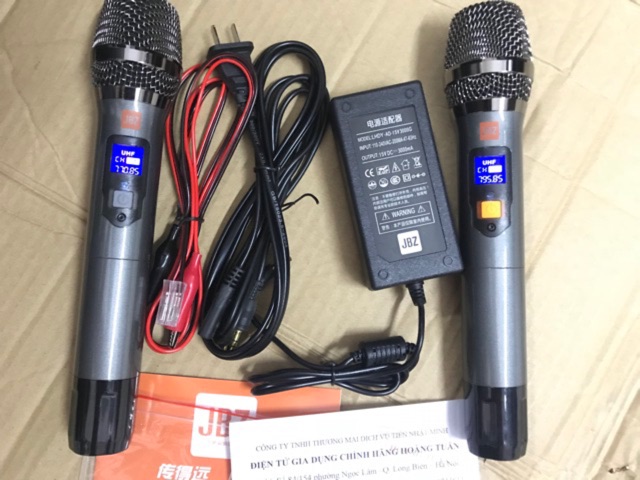 LOA KÉO DI ĐỘNG JBZ 1006 3 TẤC 2 mic tần số UHF cực hay