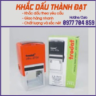 Khắc dầu tròn theo yêu cầu Trodat