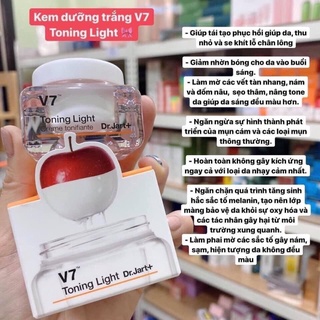 Kem dưỡng trắng da V7 Toning Light 15ml
