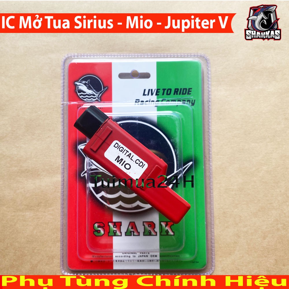 IC SHARK ĐỘ MỞ TUA MÁY CỰC MẠNH SIRIUS Xăng Cơ – JUPITER V110CC, Mio