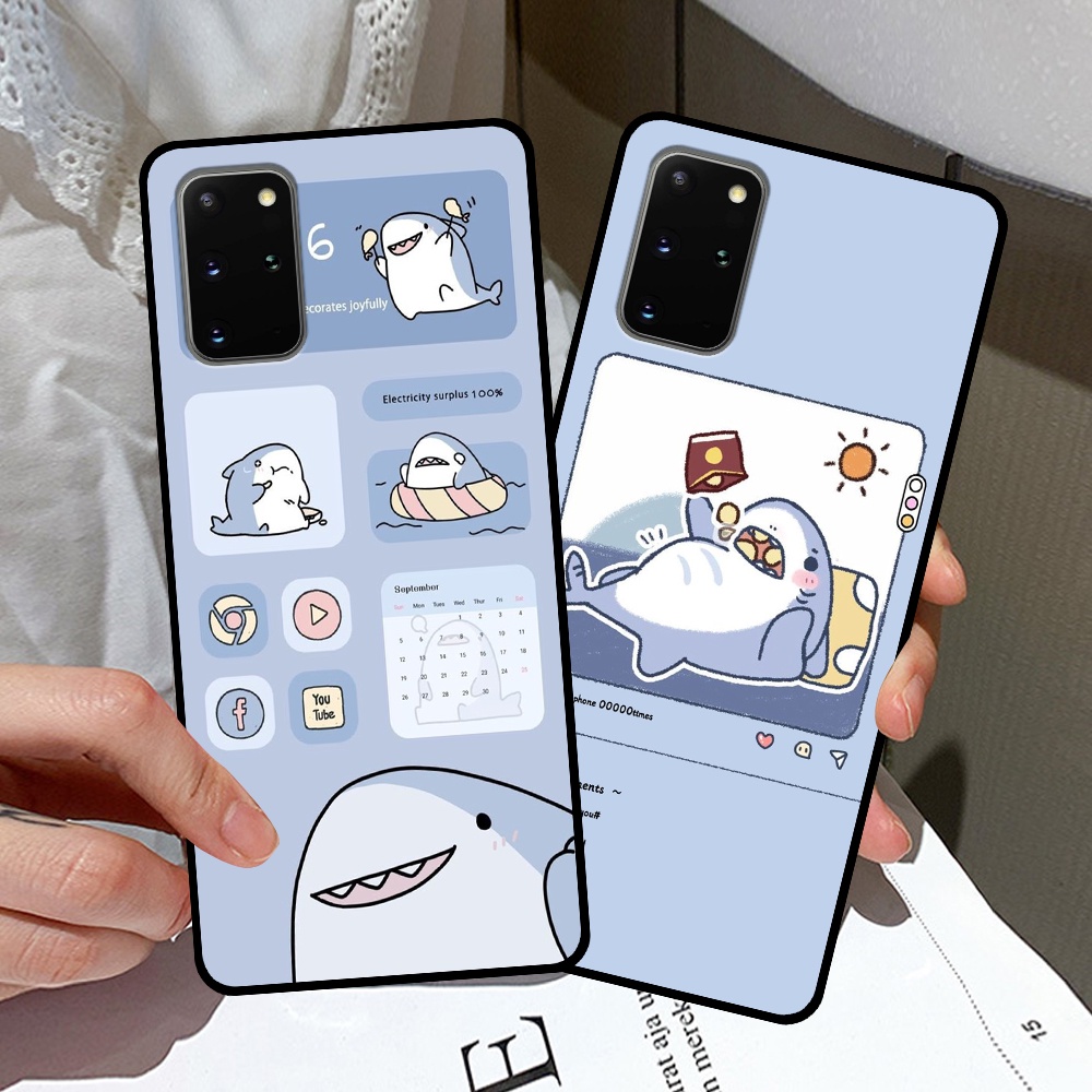 Ốp lưng Samsung S20 / S20 Plus / S20+ / S20 Ultra / S20 FE in hình nền cá mập đáng yêu giá rẻ