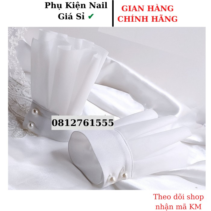 Ống tay áo chụp ảnh nail