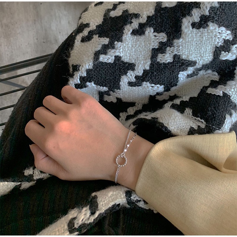 Lắc tay vòng đan xem nhau 2 loại dây