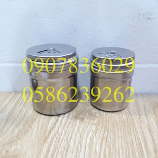 Hủ inox đựng gia vị, đựng tăm, hũ tiêu