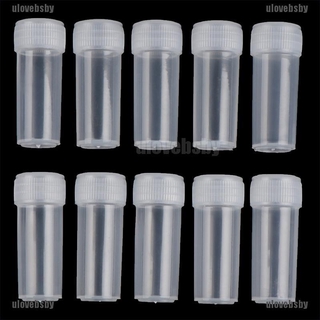(Hàng Mới Về) Set 100 Ống Nhựa 5ml Chuyên Dụng Đựng Dung Dịch Thí Nghiệm