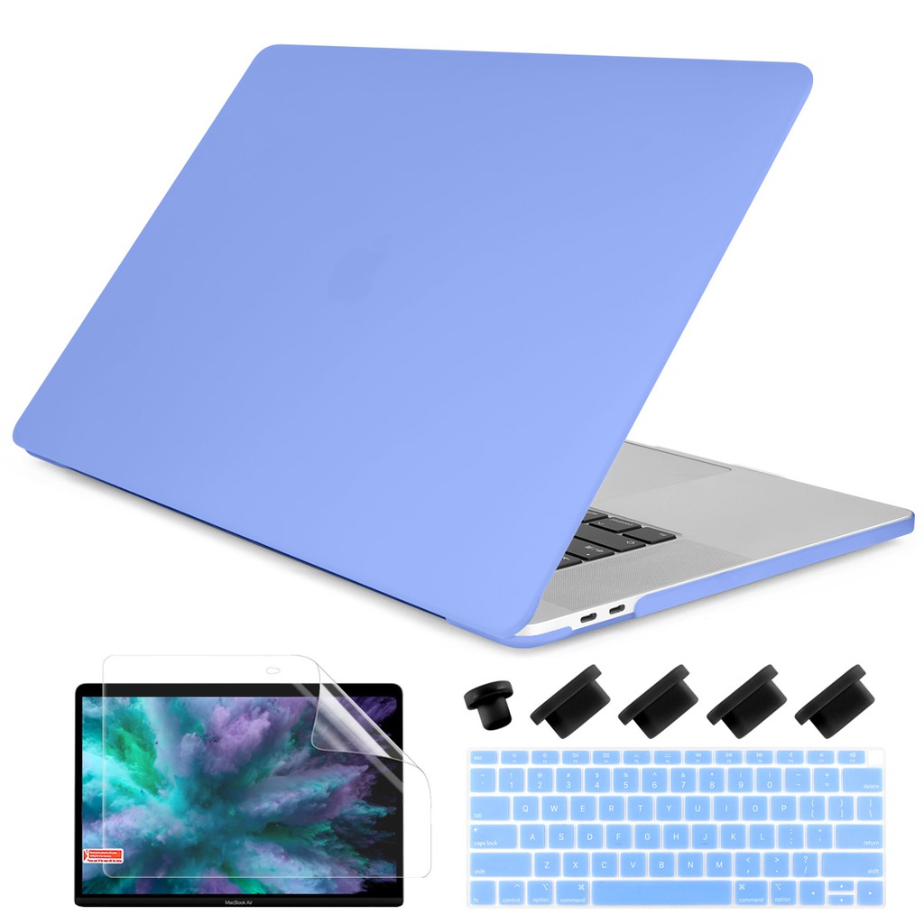 Ốp Nhựa Cứng Batianda Cho MacBook Air Pro 11.6 inch 12inch 13.3 inch 15.4inch 16inch 2018/2019/2020 Màu Trơn