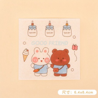 Sticker cô bé dễ thương DIY 1 tấm