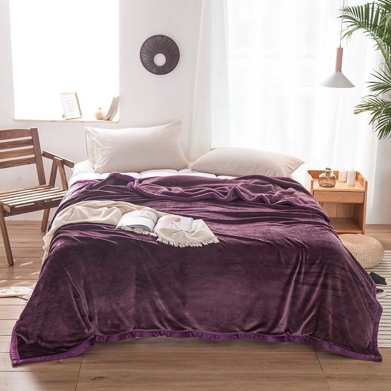 Chăn lông thỏ Blanket Siberia 3,5kg loại dày - Hàng xuất âu.