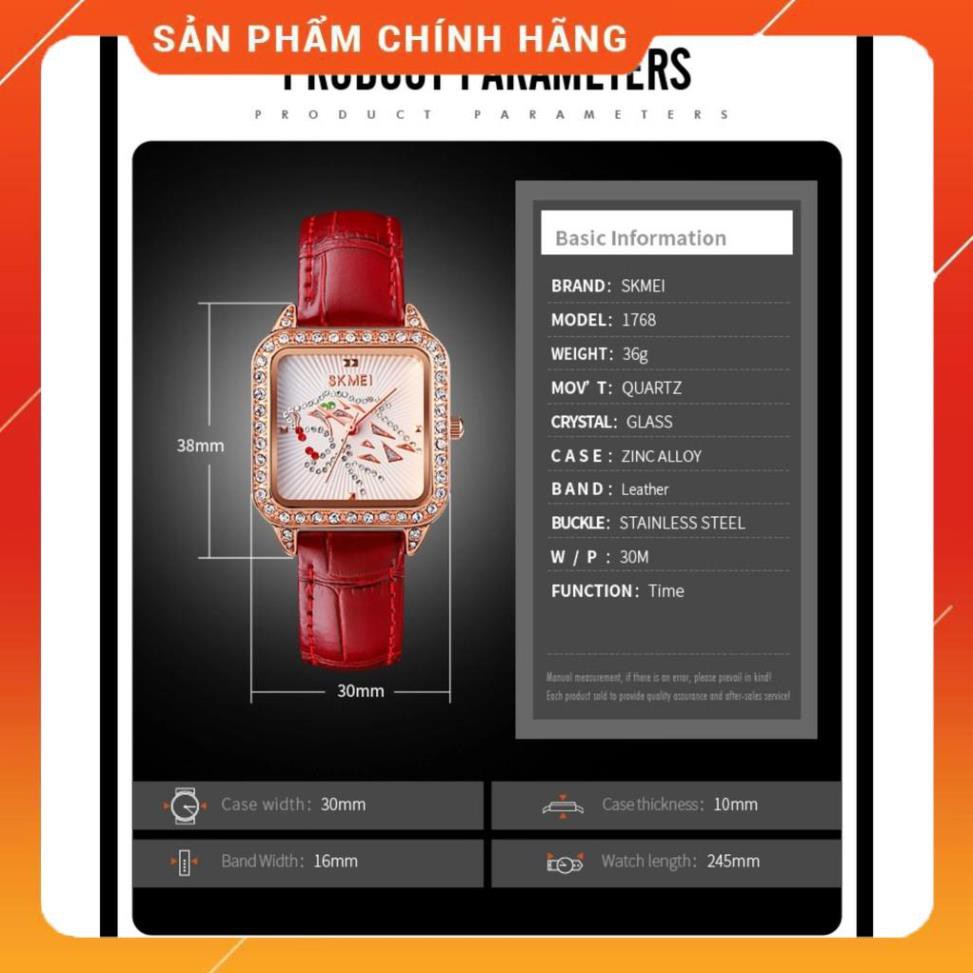 Hàng Cao Cấp -  Đồng hồ siêu phẩm cho nữ Skmei 1768- Hàng Nhật chính hãng - lỗi 1 đổi 1 | BigBuy360 - bigbuy360.vn
