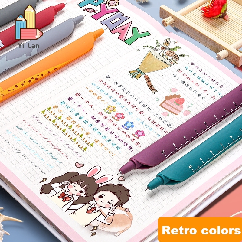 Set 5 Bút Bi Kiểu Cổ Điển Đa Năng