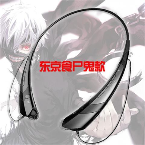 Tai Nghe Bluetooth Không Dây Đeo Cổ Kiểu Dáng Hoạt Hình Hatsune Miku