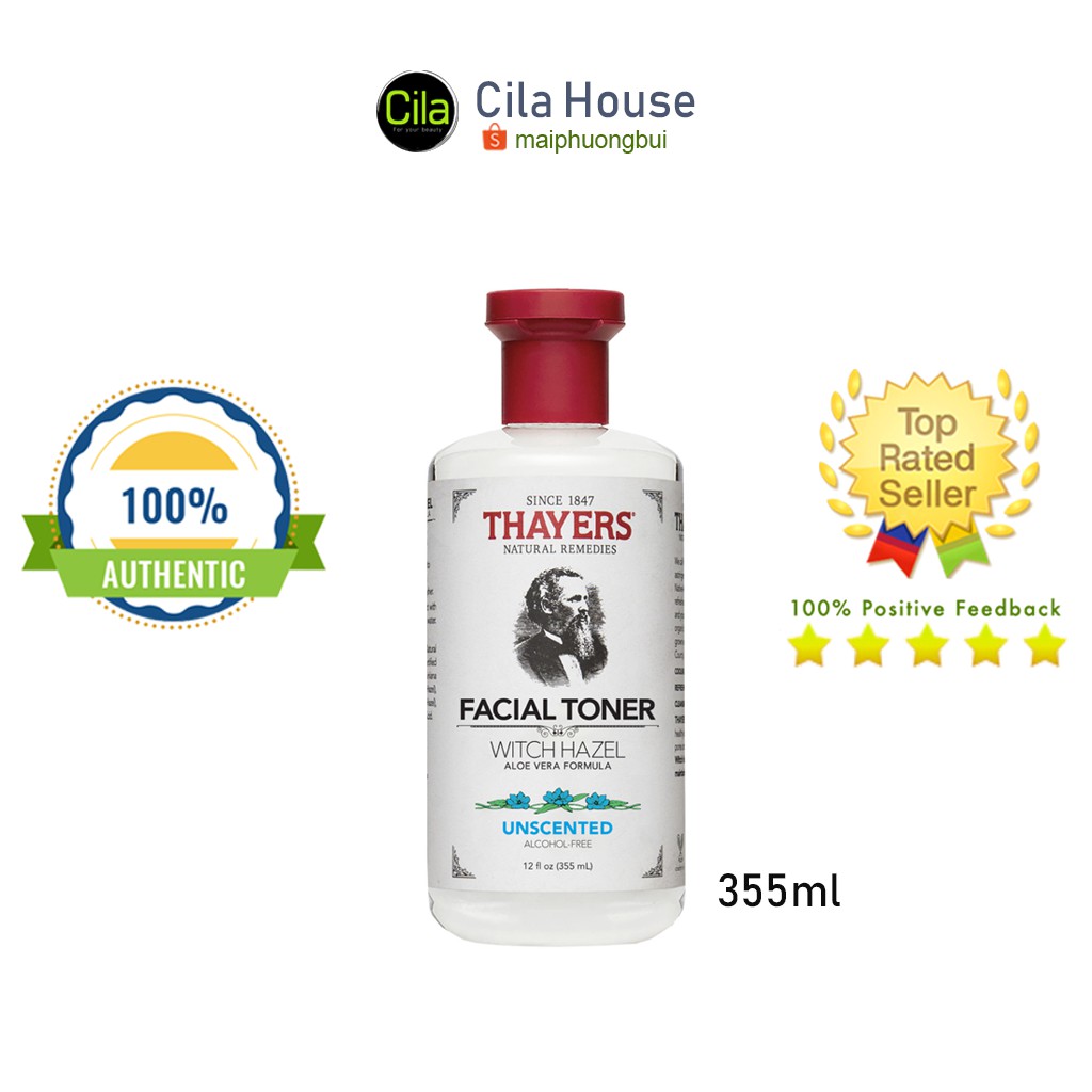 Nước hoa hồng Thayers Unscented không mùi - Cila.vn