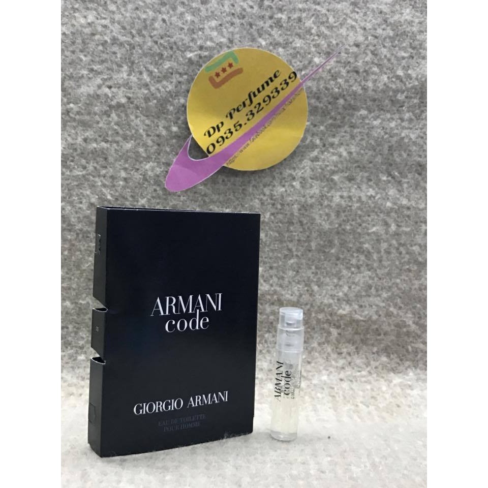 [NƯỚC HOA NAM] – mini ARMANI - CODE EDT 1.2ml