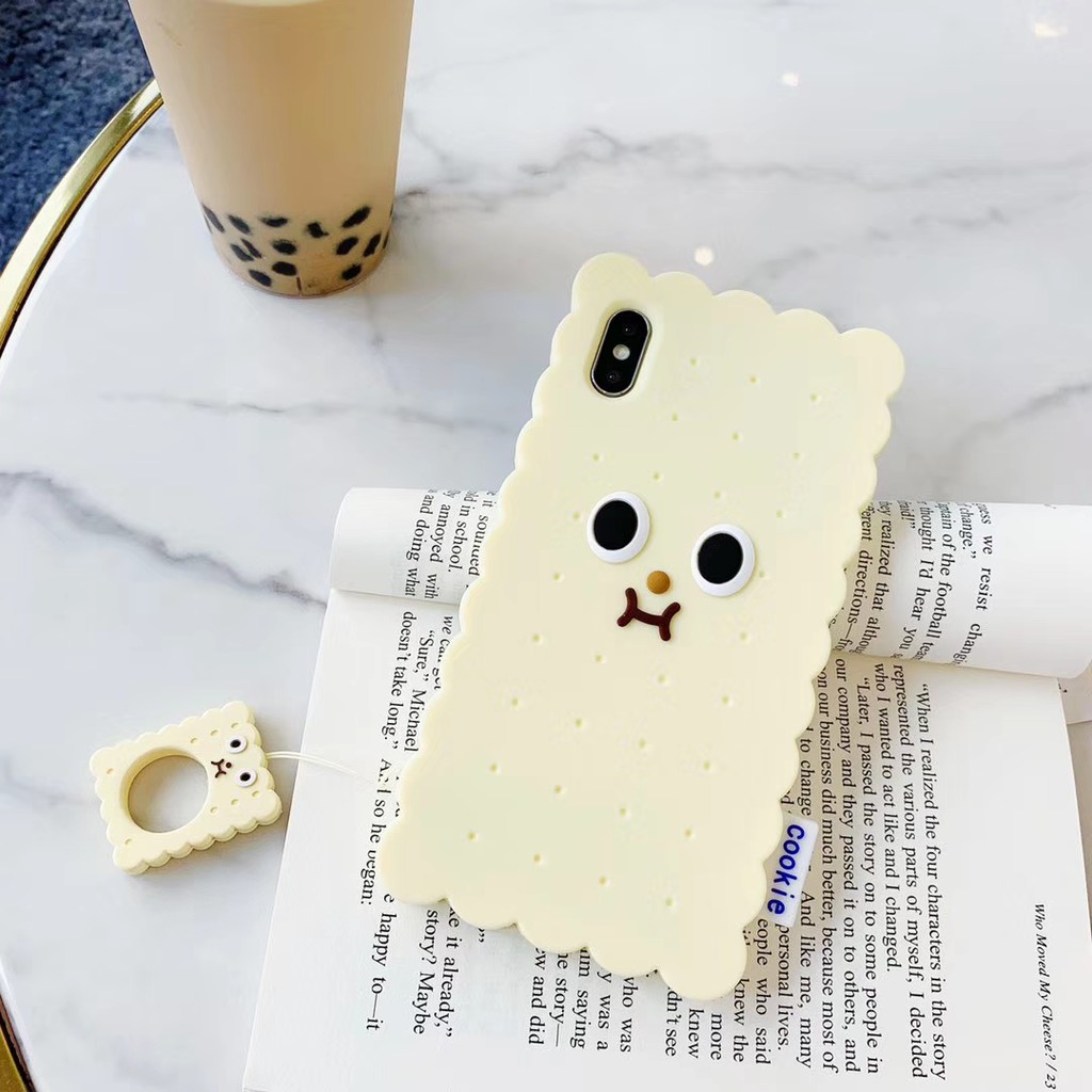 Ốp Điện Thoại Nhựa Mềm Hình Bánh Quy Cho iPhone14 13 12 Mini 11 PRO MAX 6 / 6s / 8plus X / XS XR XSMAX # HG778