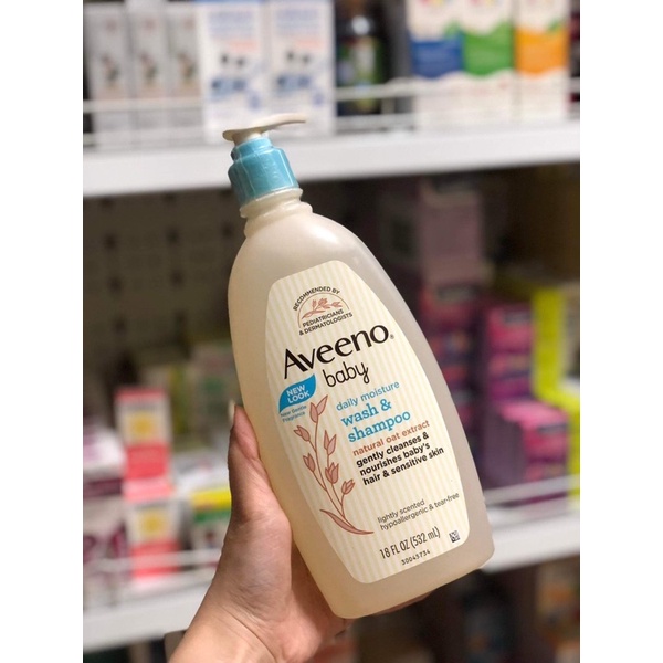 Sữa tắm Aveeno baby 532ml hàng chính hãng