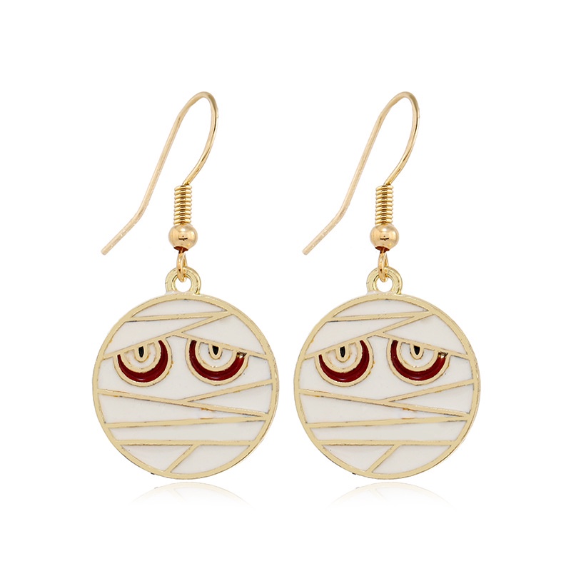 Bông Tai Hình Đầu Lâu Kinh Dị Sáng Tạo Dịp Halloween