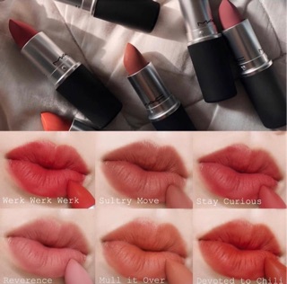 Son Mac vỏ nhám Powder Kiss