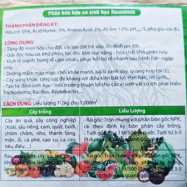 Phân Dơi Nhập Khẩu Hàn Quốc cân túi 1kg, Kết hợp hoàn hảo rong biển, Acid Humic và Amino Acid giúp ra rễ cực mạnh