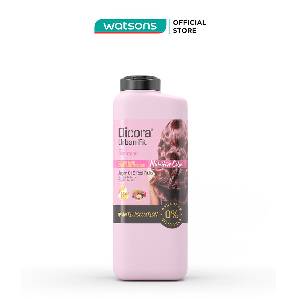 Dầu Gội Dicora Urban Fit Cabellos Tenidos Dành Cho Tóc Nhuộm Chiết Xuất Tinh Dầu Argan 400ml