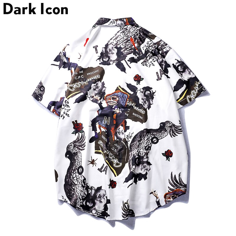 Áo thun tay ngắn in họa tiết phong cách trẻ trung thời trang cho nam | BigBuy360 - bigbuy360.vn