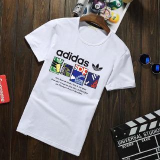 Áo Thun Thể Thao Adidas Tay Lửng Cổ Tròn Thoáng Khí Thời Trang Mùa Hè 2020 Cho Nam