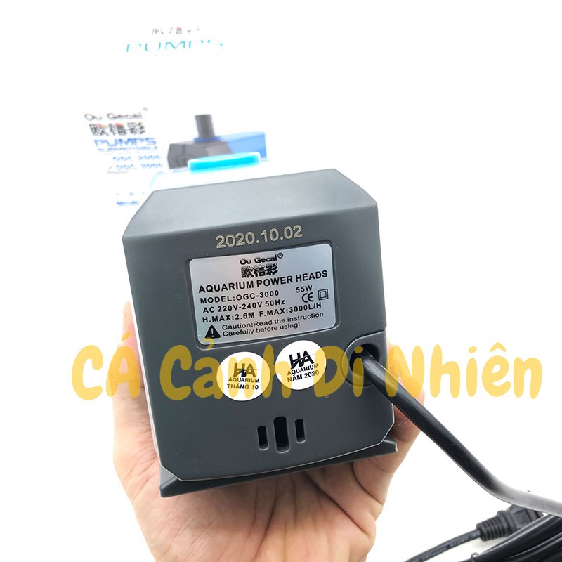 Máy bơm nước 55W OGC-3000 lọc nước cho hồ cá cảnh