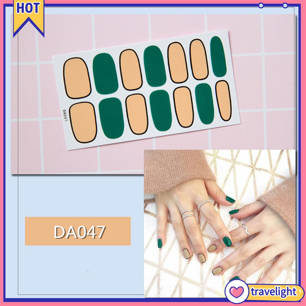 14 MIếng dán màu trơn cho nữ