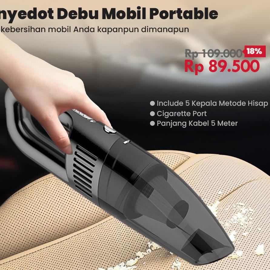 Máy Hút Bụi Cầm Tay Tiện Dụng Cho Xe Hơi | BigBuy360 - bigbuy360.vn