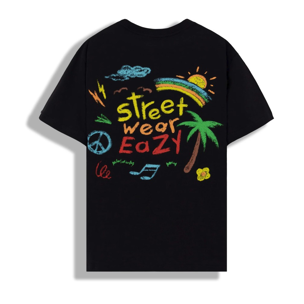 ÁO THUN CRAYON ĐEN | BigBuy360 - bigbuy360.vn