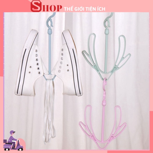 Combo 5 Móc treo phơi giày thông minh 360 độ tiện dụng 88078 THẾ GIỚI TIỆN ÍCH