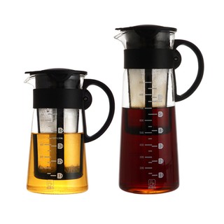 Bình thủy tinh chịu nhiệt đựng nước, pha trà, pha cà phê 650ml