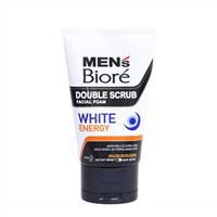 Sữa rửa mặt da trông sáng khỏe Men Biore Double Scrub White Energy 100g