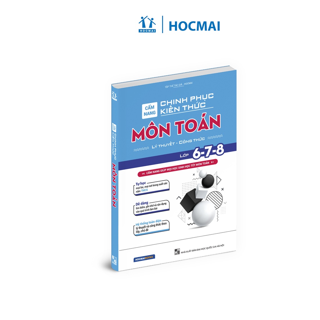 Sách Cẩm nang chinh phục kiến thức môn Toán lớp 6,7,8