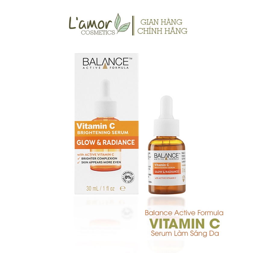[CHÍNH HÃNG] Tinh chất Làm Sáng Da Vitamin C Balance Active Formula Active Formula 30ml