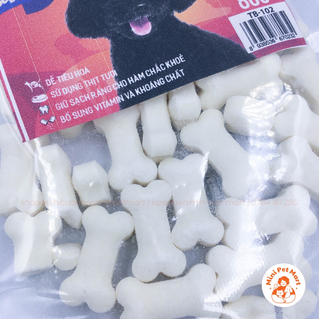 Kẹo sữa dê TOBY 80g - Bánh thưởng, thức ăn vặt cho chó