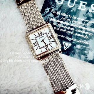 (Auth) ĐỒNG HỒ NỮ GUESS SEXY BACK SILVER/GOLD