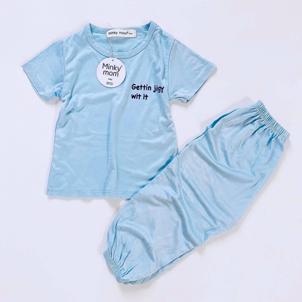 (BỘ) QUẦN DÀI ALIBABA MINKYMOM TRẺ EM siêu cute kèm túi zip ( 8 - 18 kg)