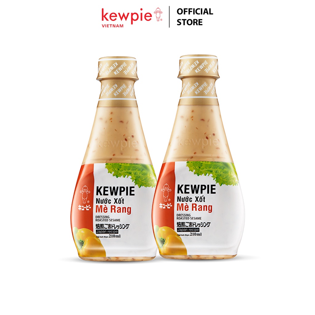 Combo 2 chai Nước Xốt Mè Rang Kewpie 210ml