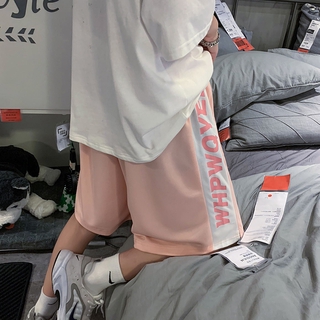 Quần short in chữ phong cách hip-hop cho nam