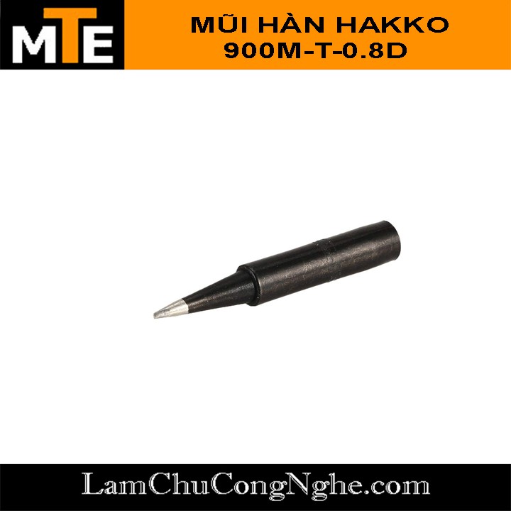 Mũi Hàn Hakko 900M-T-0.8D đen ( Loại tốt ) Mũi hàn thiếc tương thích với mỏ hàn 907, 936...