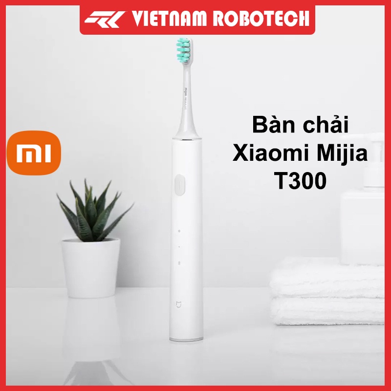 Bàn chải đánh răng, bàn chải điện Xiaomi Mijia T300 - Bàn Chải Đánh Răng Mijia T300