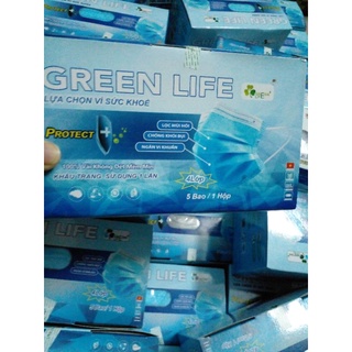 Combo 3 hộp khẩu trang green life( hộp 50 cái)