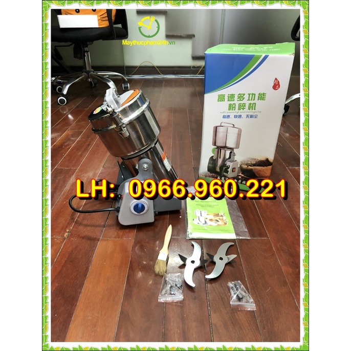 Máy xay gia vị làm giò chả, xay nghiền ngũ cốc, dược liệu mini