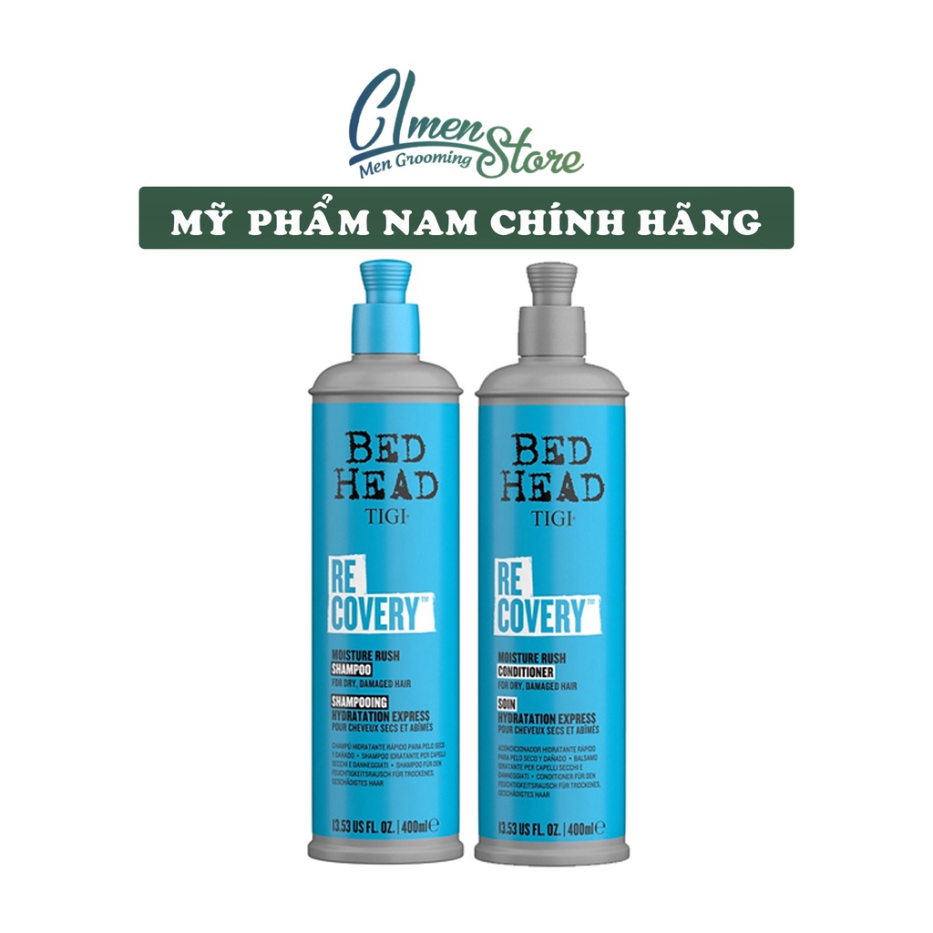 Dầu Gội &amp; Dầu Xả Tigi Bed Head Xanh Recovery – Dưỡng ẩm cho tóc