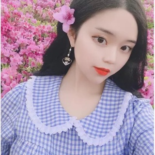 Sơ mi kẻ xanh Hàn xẻng