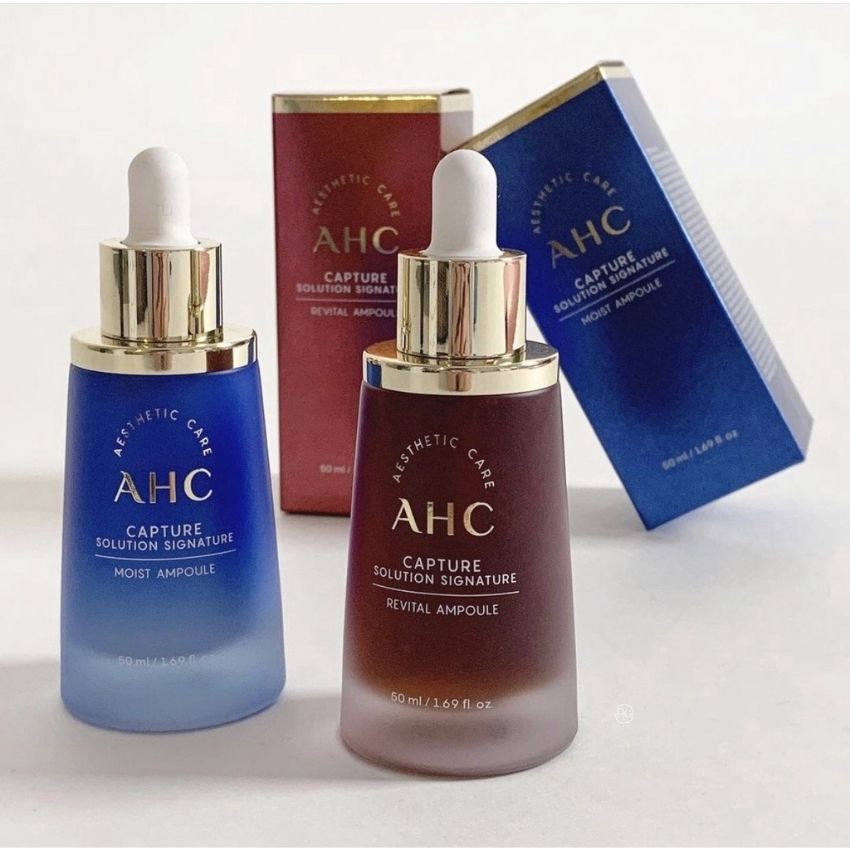Serum Dưỡng Ẩm AHC, Tinh Chất Trắng Da và Chống Lão Hóa AHC Capture Solution Signature 50ml Hàn Quốc